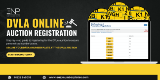 DVLA Auction 2024/2025 - Secure Unique Plates with Easy Number Plates