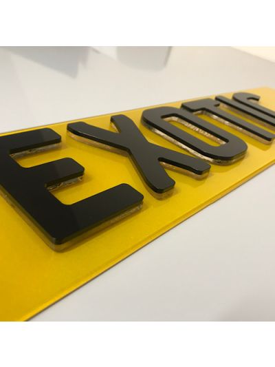 4D KRYSTAL NUMBER PLATES