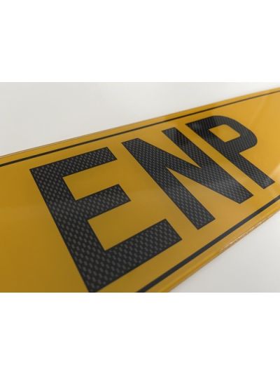 Printed Carbon Number Plates