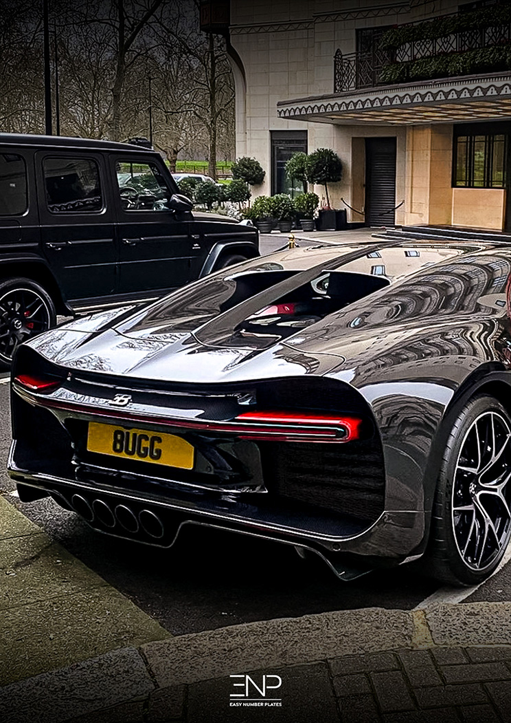 High-end bespoke number plate vehicle