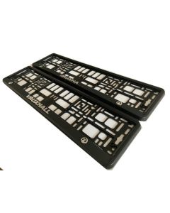 Vauxhall Number Plate Holder Surrounds (Front & Rear)