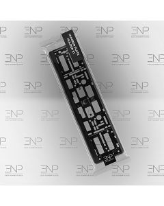 Black Number Plate Holder Surround x1