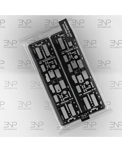 Number Plate Holders x2