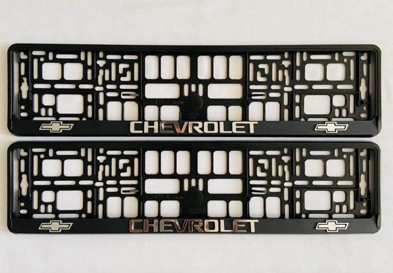 Chevrolet Number Plate Holder Surrounds