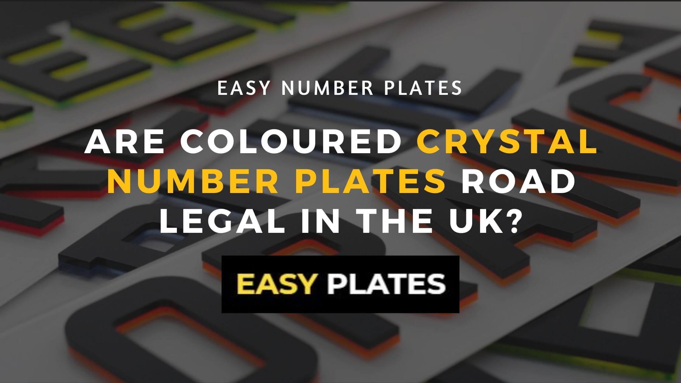 Krystal Number Plates