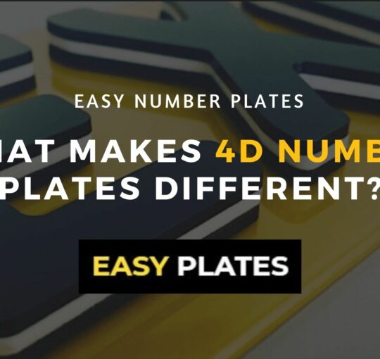 What Makes 4D Number Plates Different?