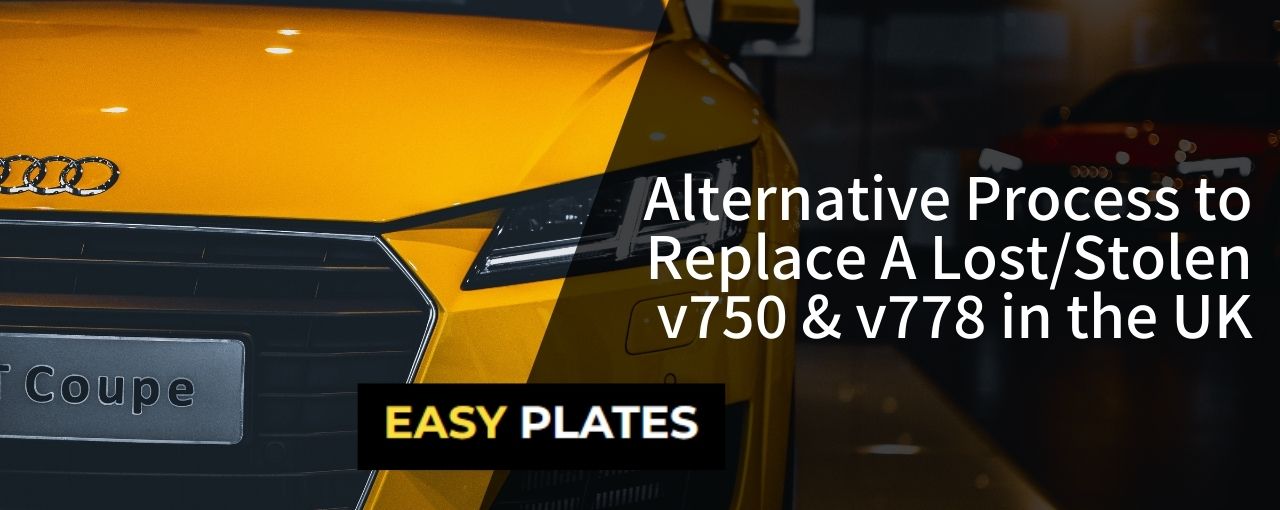 Alternative Process to Replace A LostStolen v750 & v778 in the UK