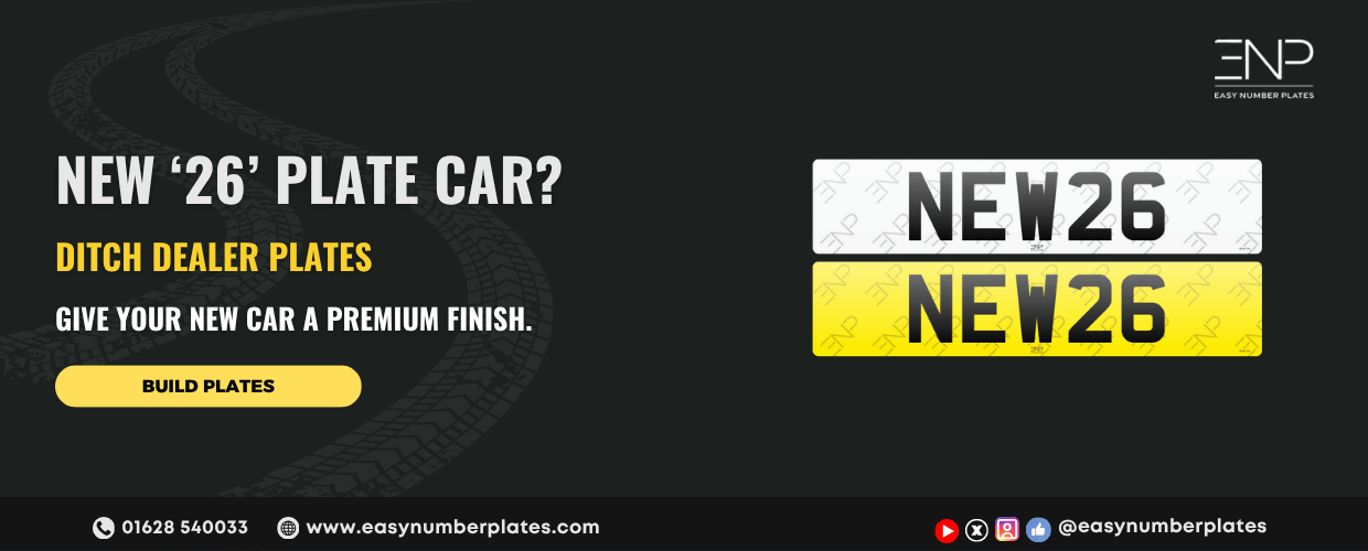 New ‘26’ Plate Car